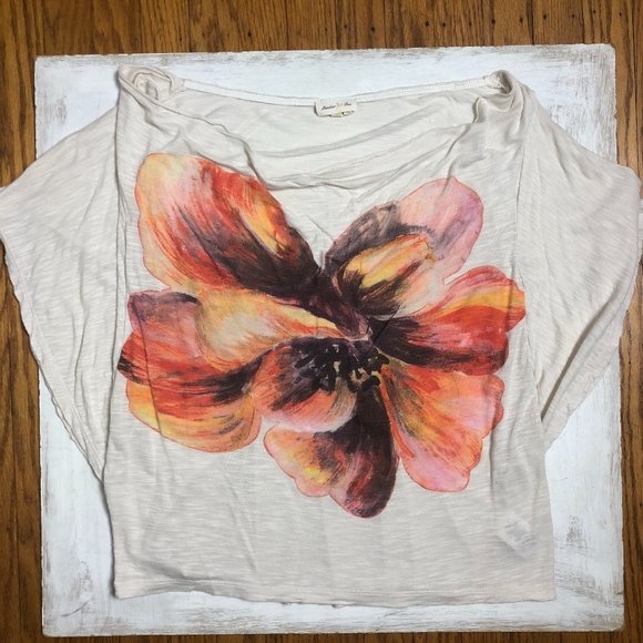 Anthropologie Tops - Anthropologie Meadow Rue Floral Cowl Neck Top - S